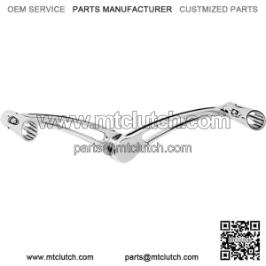 Deep Cut Heel Toe Shifter Lever Chrome +1" Harley Touring Softail 97+ (For: Harley-Davidson)