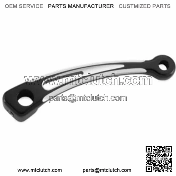 Deep Cut Shift Shifter Rod Lever Black Chrome Stock Replacement OEM (For: Harley-Davidson)