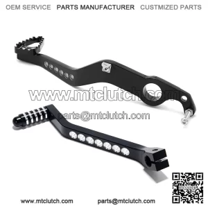 CNC Forged Gear Shift Lever & Brake Pedal For Yamaha Raptor 700 YFM700 2006-2023