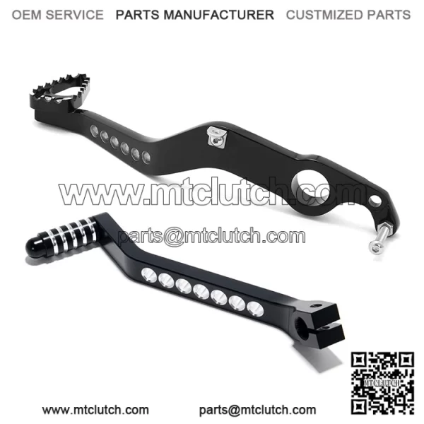 CNC Forged Gear Shift Lever & Brake Pedal For Yamaha Raptor 700 YFM700 2006-2023