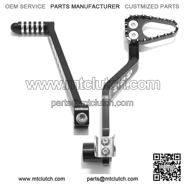 CNC Aluminum Gear Shift Lever & Rear Brake Pedal for Yamaha Blaster 200 YFS200 1988-2001