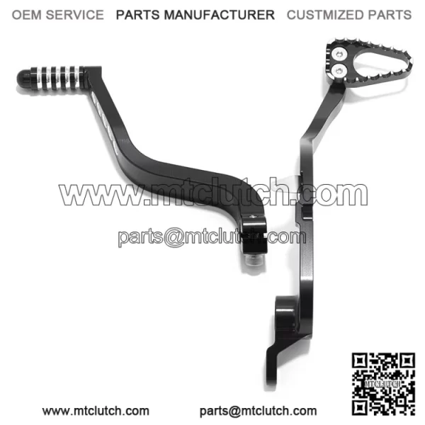 CNC Aluminum Gear Shift Lever & Rear Brake Pedal for Suzuki Quadracer 450 LT-R 450 2006-2009
