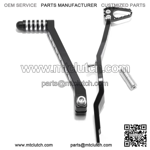 CNC Aluminum Gear Shift Lever & Rear Brake Pedal for Suzuki Quadsport LT-Z 400 2009-2014 2017-2018