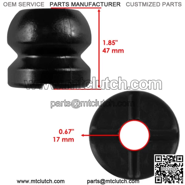 2 Front Strut Shock Bumper fits Polaris Sportsman X2 800 700 2007-2009 17.8MM ID For: Polaris Sportsman 800 - Image 2