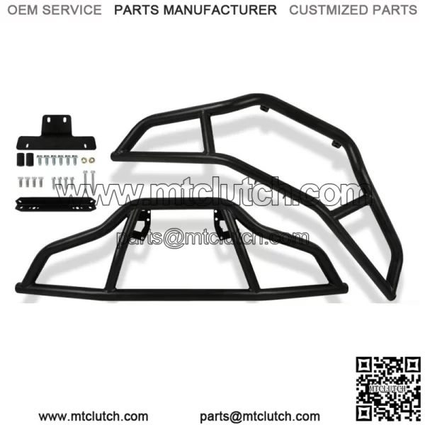 For 2014-2023 Polaris Sportsman 450 570 ETX Front & Rear Brush Guard Bumper Set (For: Polaris)