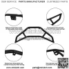 For 2014-2023 Polaris Sportsman 450 570 ETX Front & Rear Brush Guard Bumper Set (For: Polaris) - Image 2