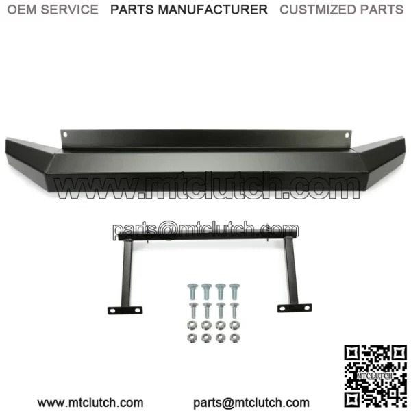 Heavy-Duty Steel Rear Bumper Powder Coated For 2016-2023 Polaris General XP 1000 (For: Polaris) - Image 2