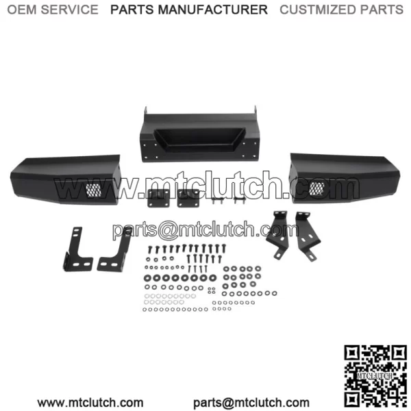 Rear Bumper For Polaris Ranger 1000 /XP 1000 NorthStar  Premium 2018-2024 Black (For: Polaris) - Image 2