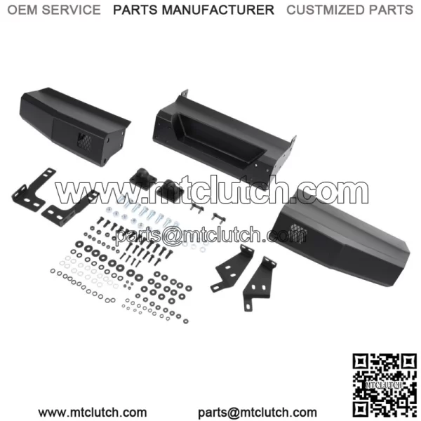 Rear Bumper Steel W/ Lights holes For Polaris Ranger 1000 /XP 1000 2018-2024 New (For: Polaris) - Image 3