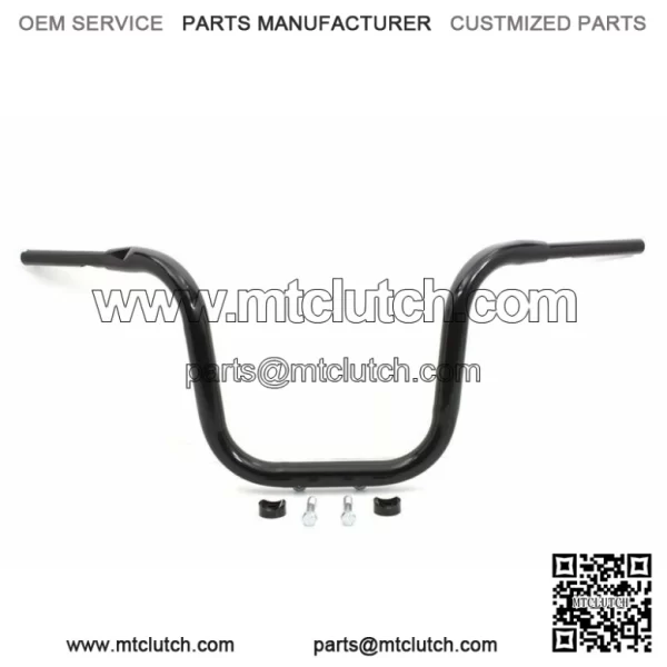 Black 1-1/2" Road Glide 15" Multi Riserless Apes Apehangers Handlebars Harley (For: Harley-Davidson)