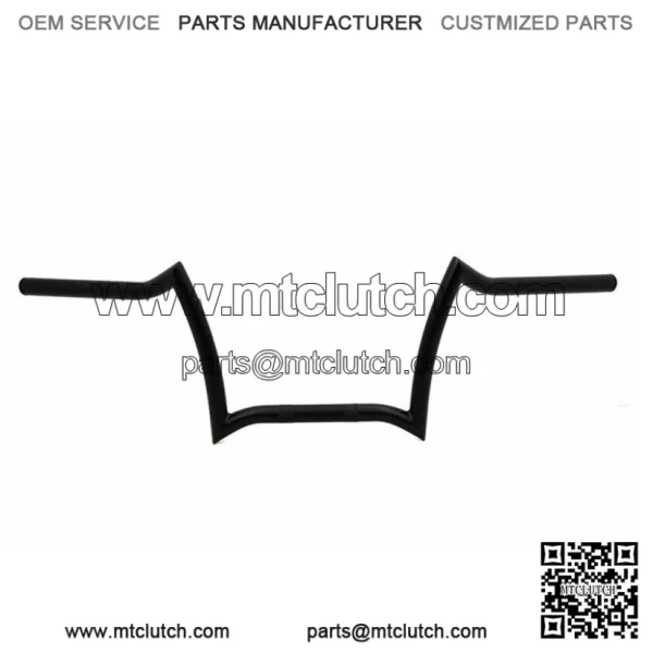 Black 9" Crazy Z Bars Ape Hanger Handlebars Harley Softail Dyna Sportster FXR (For: Harley-Davidson)