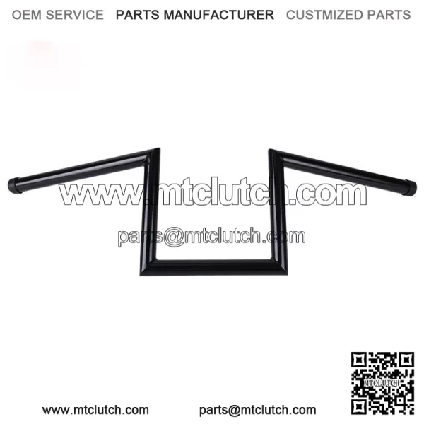 8" Rise 1" Drag Z-Bar Bars Handlebar For Harley Honda Suzuki Kawasaki Universal (For: Harley-Davidson)