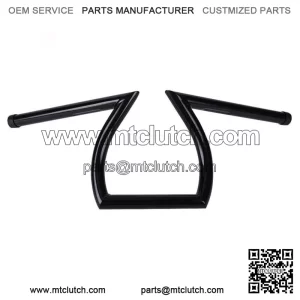 1" Hanger Z-Bar Handlebar Drag Bars For Harley Sportster XL 883 1200 Custom (For: Harley-Davidson)