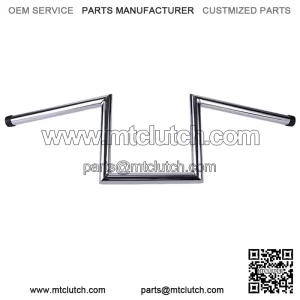 8" Rise Hanger 1" Drag Z Bars Handlebar For Harley Sportster XL883 1200 Dyna (For: Harley-Davidson)