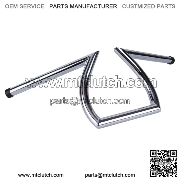 Chrome Motorcycle Drag Z-Bars 1" Handlebars for Harley Sportster Dyna Softail (For: Harley-Davidson)