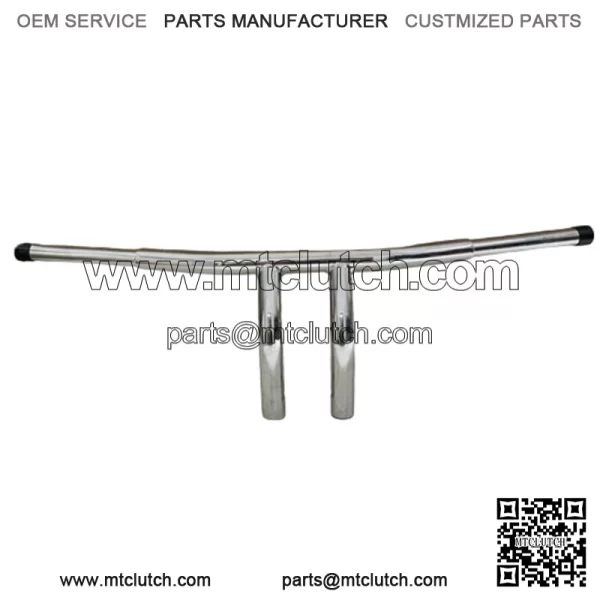 1-1/4" Chrome 8" Rise T-Bar Handlebars For Harley Dyna FLS Road Glide Universal (For: Harley-Davidson)