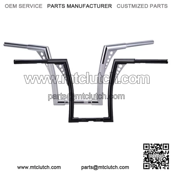 10" 12" 14" 16" Rise Hanger Handlebars For Harley FLST Sportster XL 883 1200 (For: Harley-Davidson)
