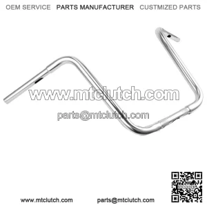 16" Hanger Handlebar 1 1/4" For Harley Softail Sportster FLS Low Rider Honda (For: Harley-Davidson)