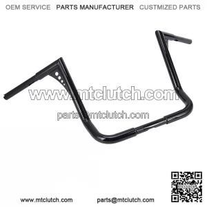 16" Rise Glossy Black Handlebars For Harley Touring Electra Glide 1982-2021