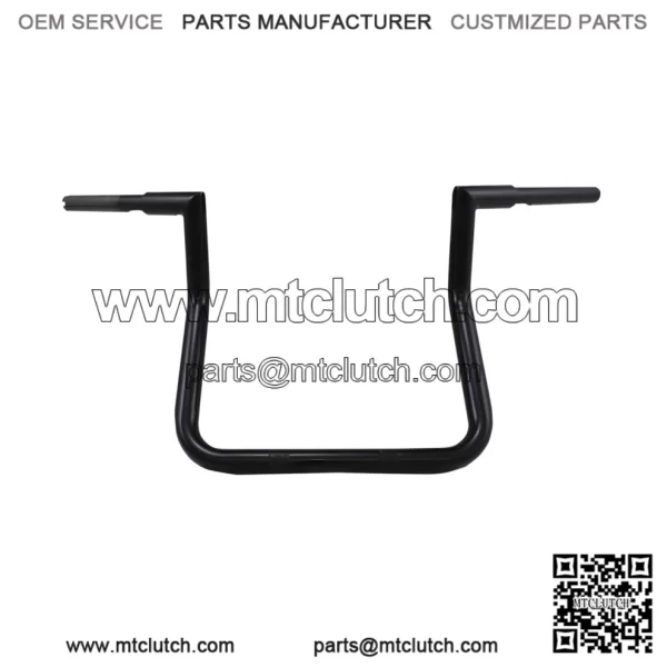 1-1/4" Twin Peak Challenger Handlebar 10" Black LA-7368-10B
