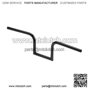 1" Handlebars slotted Black 6003-2016