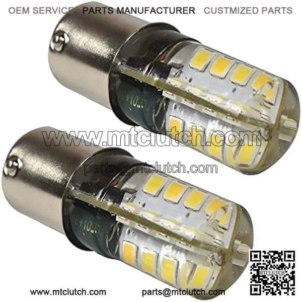 2-Pack 1156 Ultra Bright LED Bulbs Cool White compatible with John Deere JD AD2062R Parts Replacement LA115 D130 CS & CX Gator D110 GT235 L130 s240 X300 LT155 LA130 318 316 L110 GT245