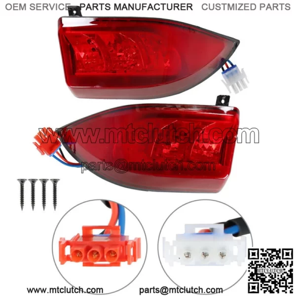 12V Golf Cart LED Taillight For Club Car Precedent 2004-Up and Tempo 2018-Up