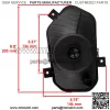 Headlights for Polaris Sportsman Forest 500 Tractor 2011 - 2014 Left Right For: Polaris Sportsman 570 - Image 2