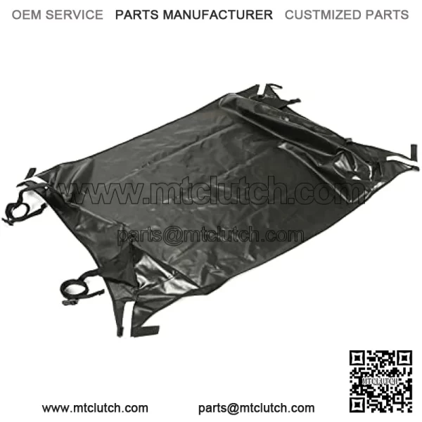 Black Soft Roof Compatible with John Deere HPX & XUV Gator with OPS (Rollbar) System roof panel Replacement for LP93127 - Image 4