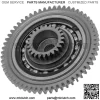 Replacement Part OEM for Supercharger Clutch Gear Assembly for Yamaha Waverunner FZR FZS GX1800 2014-2016 Index-DDR965-GTF1-4446