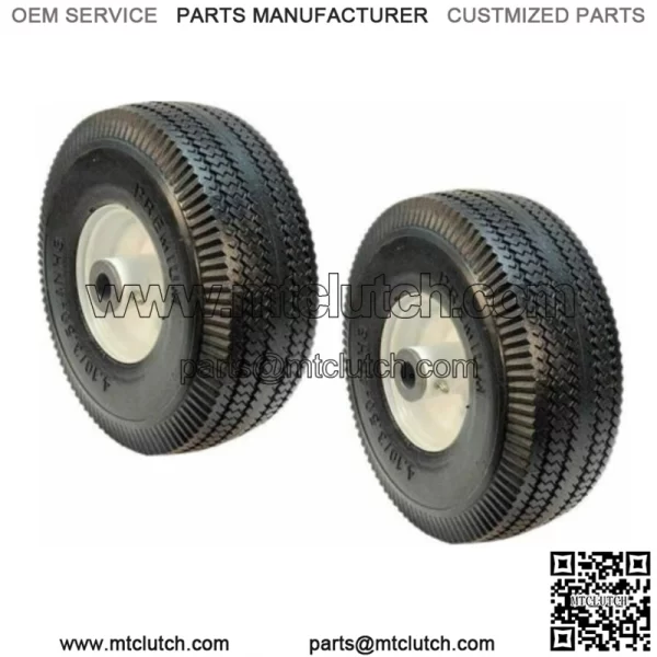 2 Flat Free Mower Front Wheels for  TimeCutter-Z MX4250 Z5000 SS4260 SS4200