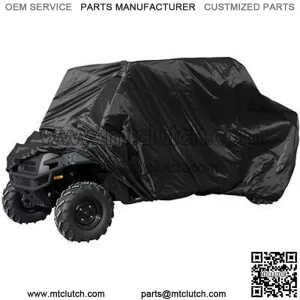 Universal Deluxe Waterproof UTV Cover Black Fits Up To 140" L For: More than one vehicle