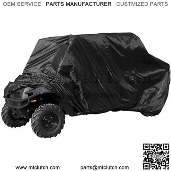 Universal Deluxe Waterproof UTV Cover Black Fits Up To 140" L For: More than one vehicle