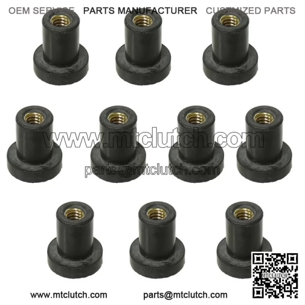 10 Pack  Wellnut Grommets Well Nuts for Polaris Replaces OEM# 7541923