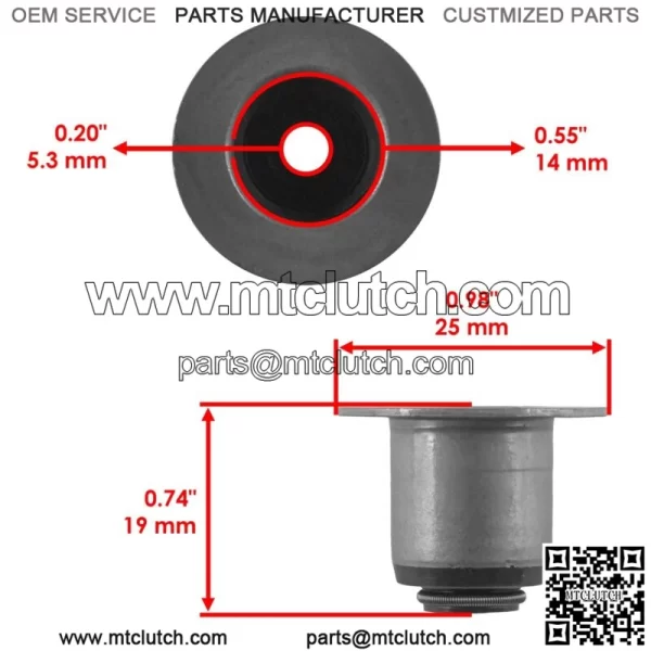 2x Valve Stem Seal for Polaris Sportsman 800 2006-2014 For: Polaris Sportsman 800 - Image 2