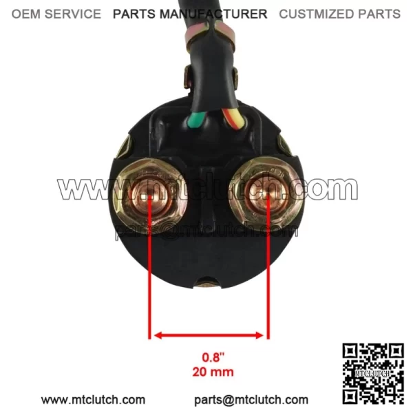 Starter Relay Solenoid For Honda Rancher 350 TRX350 2000-2006 35850-HF1-670 - Image 3