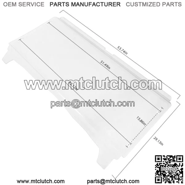 For Kawasaki Teryx 4 800 2014-15/ Teryx 4 750 2012-13 UTV Full Windshield New - Image 2
