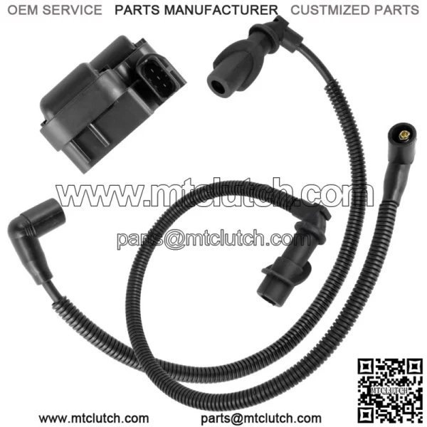 Ignition Coil w/ Spark Plug Wire 59.3 / 47 cm For Polaris Sportsman 800 EFI 2005 For: Polaris Sportsman 800 - Image 4