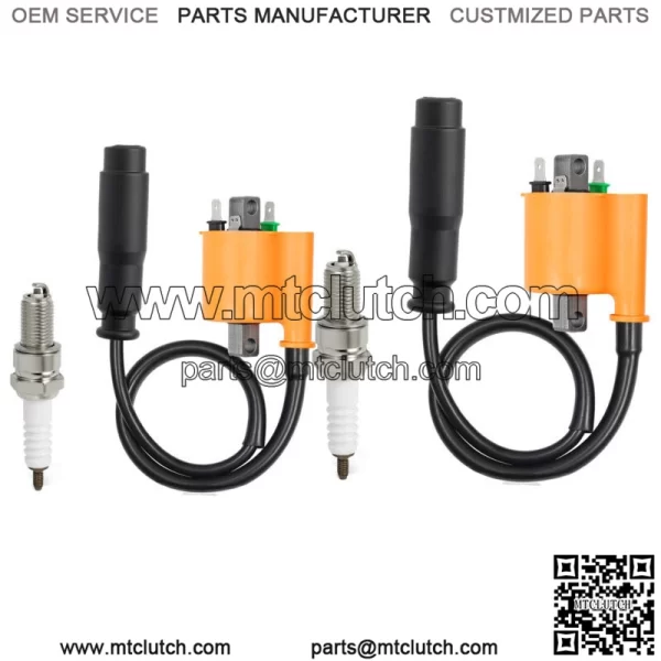 2X Ignition Coil Spark Plug For Kawasaki Teryx 750 800 KRF750 09-13 KRF800 15-22 For: More than one vehicle