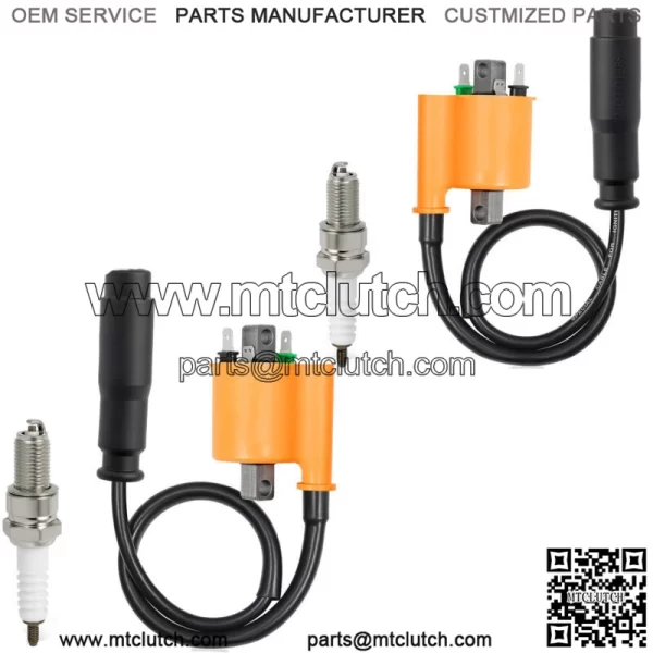 2X Ignition Coil Spark Plug For Kawasaki Teryx 750 800 KRF750 09-13 KRF800 15-22 For: More than one vehicle - Image 2