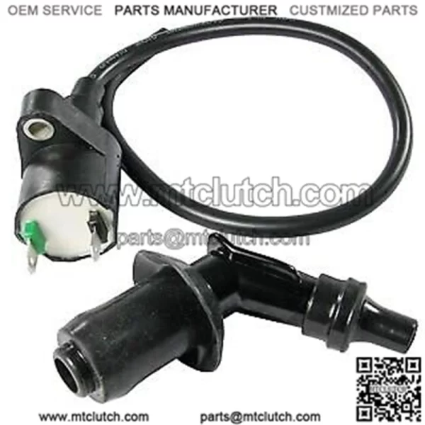 Peugeot Vivacity 100 Ignition Coil HT Lead and Spark Plug Cap