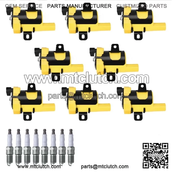 Heavy Duty Ignition Coil & Platinum Spark Plug for Chevrolet Tahoe V8 UF262 (For: More than one vehicle)