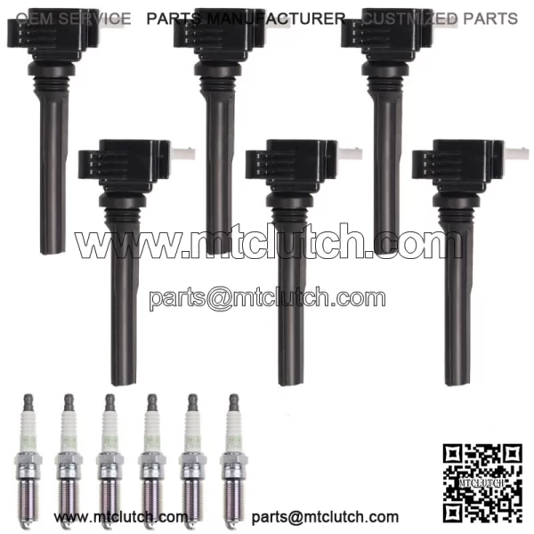 Set of 6 Ignition Coil & Platinum Spark Plug for 17-19 Ford F-150 UF826 (For: Ford F-150)