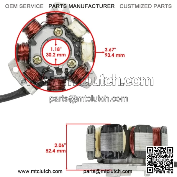 Stator for Honda ATC250R ATC 250R 1985 1986 / TRX250R Fourtrax 1986-1988 Magneto For: Honda - Image 2