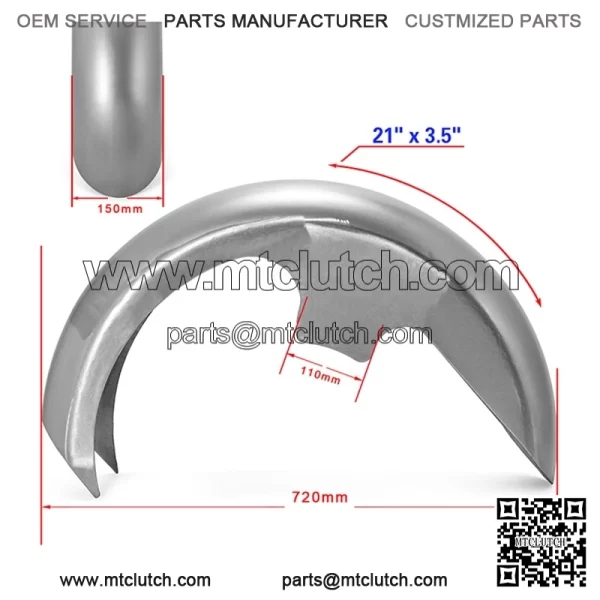 21" 23" 26" Motorcycle Front Fender For Harley Baggers and Softails 1996-2022