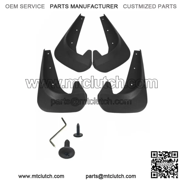 4X Universal Black Car Mud Flaps Splash Guards For Car Auto Accessories Parts (For: More than one vehicle)