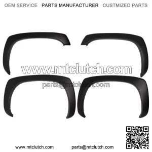Factory Style 4PCS Fender Flares New Fit For GMC Sierra Chevy Silverado 1999-06 (For: More than one vehicle)