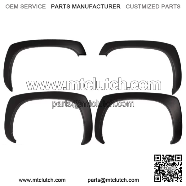 Factory Style 4PCS Fender Flares New Fit For GMC Sierra Chevy Silverado 1999-06 (For: More than one vehicle)