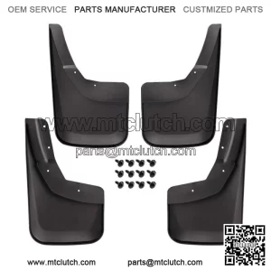 Fit For 2014-2018  Silverado  Splash Guards Molded Front Rear New 4??Mud Guards  (For: More than one vehicle)