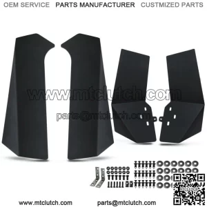 Simplified UTV Mud Flaps Fender Flares for Polaris RZR XP 1000 XP 4 1000 Turbo (For: Polaris)